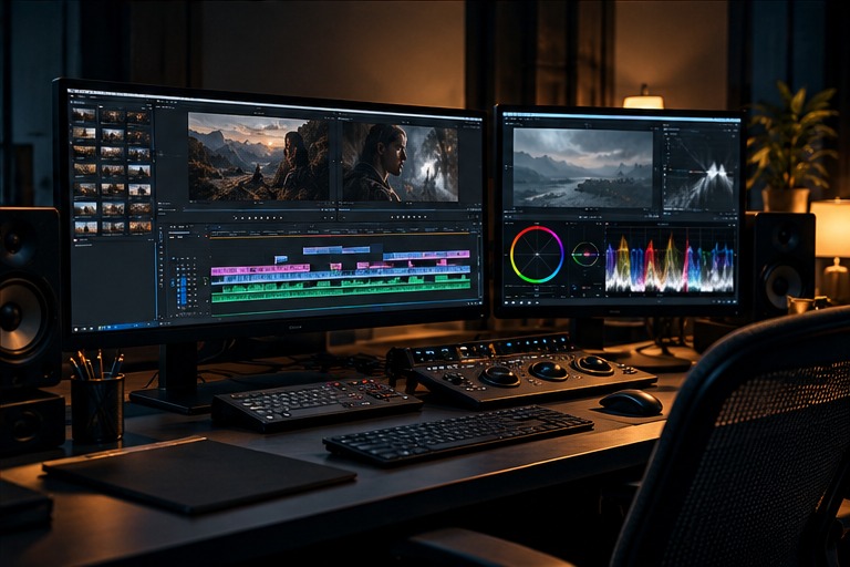 Film editing suite